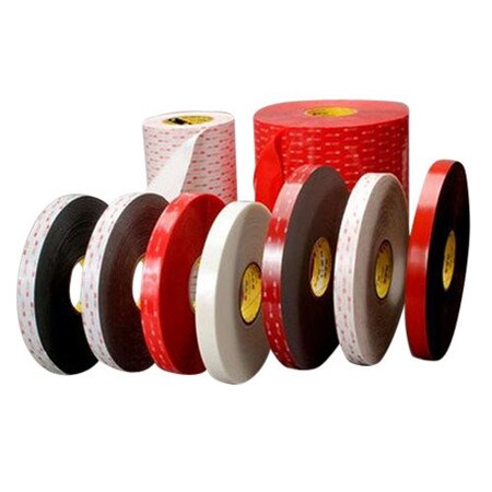 3M Vhb Tape 4919F, Black, 1 In X 72 Yd, 25 Mil, Film Liner 7010373122
